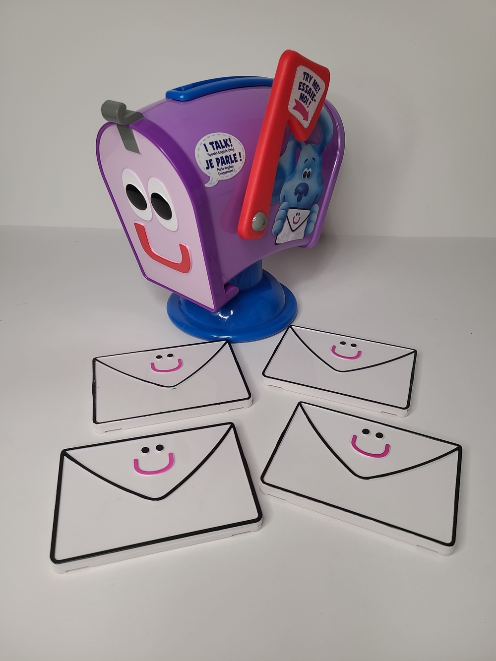 Blues Clues & You Mail Time Talking Mailbox 2020 Toy Tested WORKS w/ 4 Letters